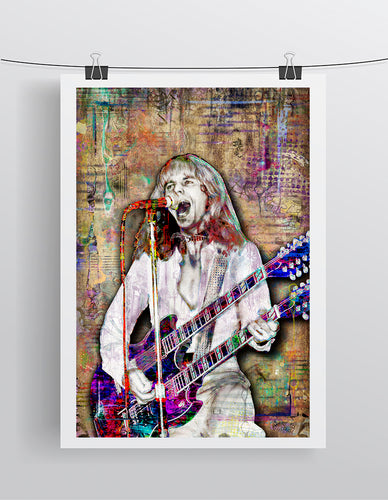 Tommy Shaw Poster, Tommy Shaw of Styx Tribute Fine Art