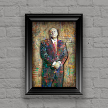 Tony Soprano Poster, James Gandolfini Tribute Fine Art