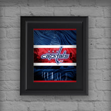 Washington Capitals Hockey Poster, Washington Capitals Gift, Capitals in front of the Capital, Washington Capitals Poster