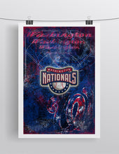 Washington Nationals Poster, Washington Nationals Artwork Gift, Washington Nationals Layered Man Cave Art