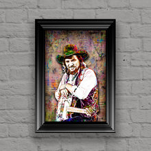 Waylon Jennings Poster, Waylon Jennings Gift, Country Tribute Fine Art