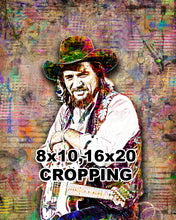 Waylon Jennings Poster, Waylon Jennings Gift, Country Tribute Fine Art