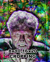 Wolf Man Poster, Lon Chaney Junior Wolfman Tribute Fine Art