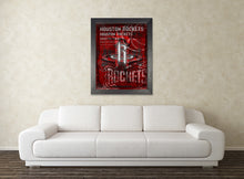 Houston Rockets Poster, Houston Rockets Print, Rockets Gift, Houston Man Cave Art