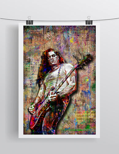 Peter Steele Type O Negative Poster, Peter Steele Gift, Type O Negative Fine Art