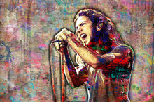 Eddie Vedder Poster, Eddie Vedder 2 Gift Pearl Jam Tribute Fine Art