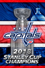 WASHINGTON CAPITALS 2018 Stanley Cup Championship Poster