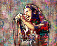 Eddie Vedder Poster, Eddie Vedder 2 Gift Pearl Jam Tribute Fine Art