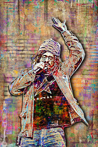 Adam Durtiz of Counting Crows Poster, Counting Crows Tribute Fine Art